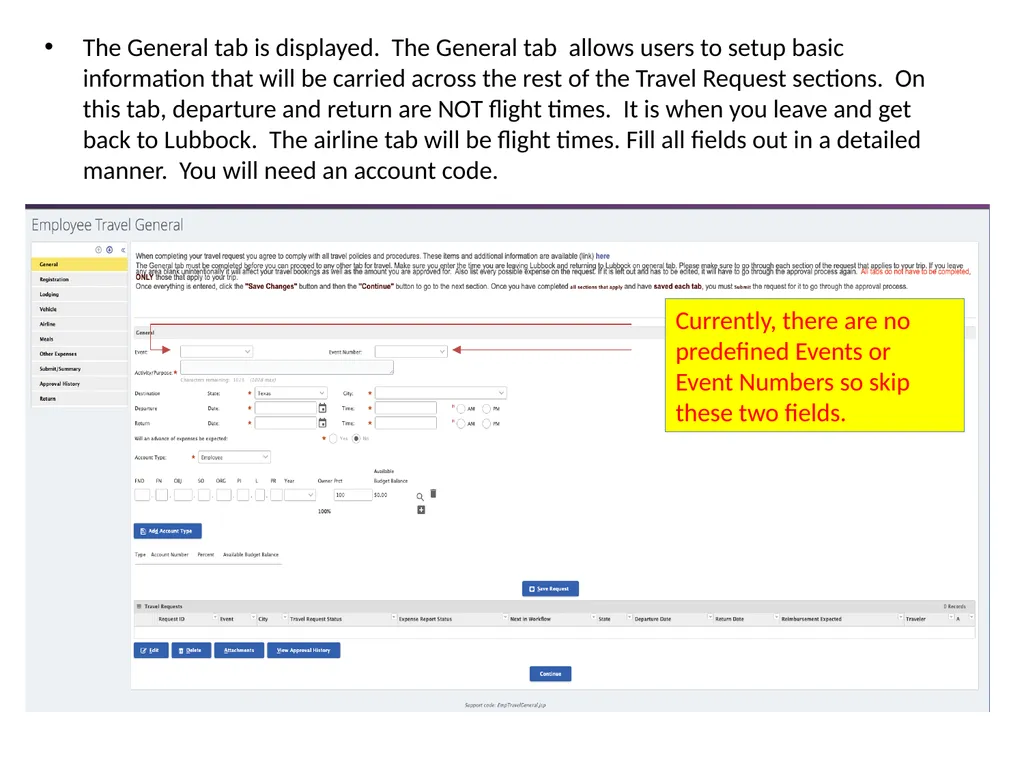 TRAVEL REQUEST IN FRONTLINE My Service Center - slide 5 of 22
