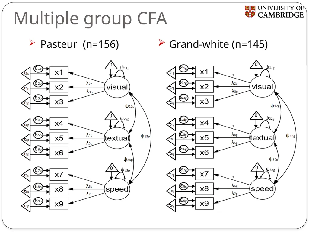 Multiple group measurement invariance analysis in - slide 7 of 37