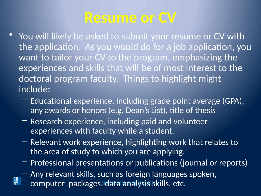 How to Submit a Competitive Application to a - slide 18 of 31