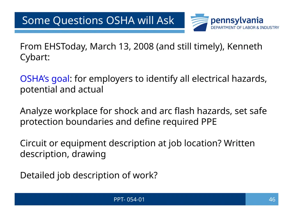 PPT- 054-01 1 Bureau of Workers’ Comp PA Training - slide 46 of 56