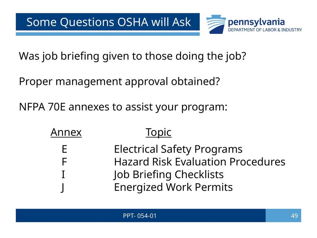 PPT- 054-01 1 Bureau of Workers’ Comp PA Training - slide 49 of 56