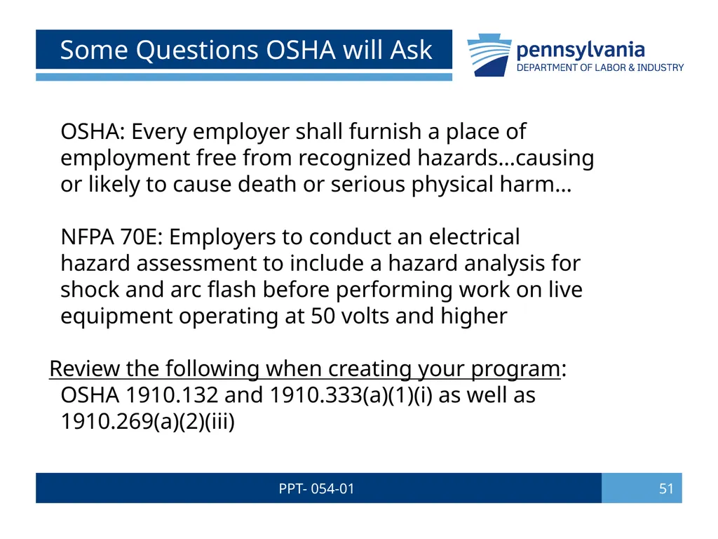 PPT- 054-01 1 Bureau of Workers’ Comp PA Training - slide 51 of 56
