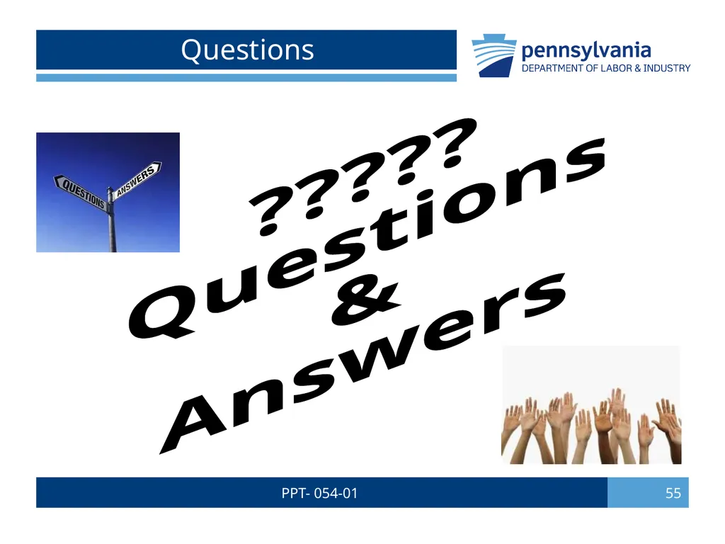 PPT- 054-01 1 Bureau of Workers’ Comp PA Training - slide 56 of 56