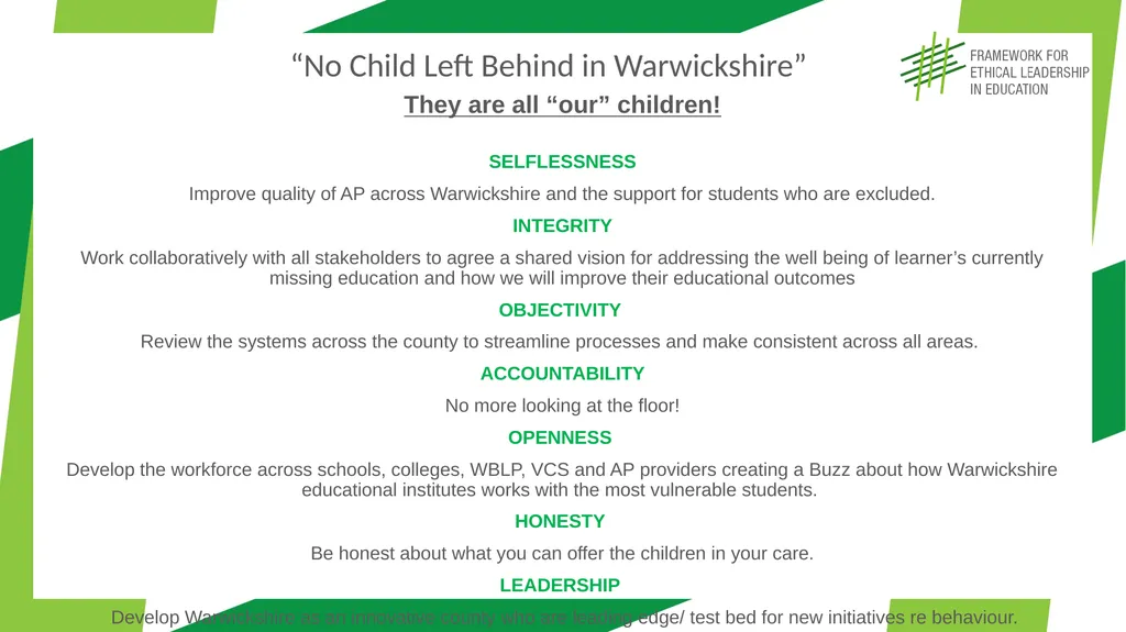 Ethical Inclusion The Coleshill School - slide 4 of 9