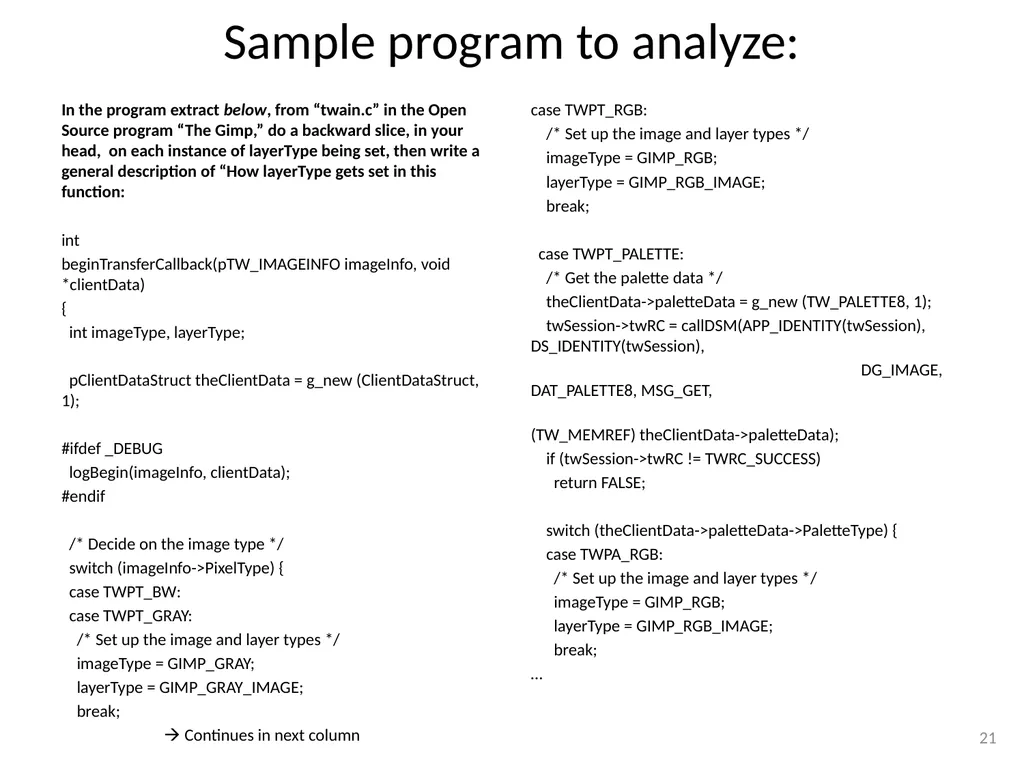 Software Construction and Evolution CSSE 375: - slide 21 of 21