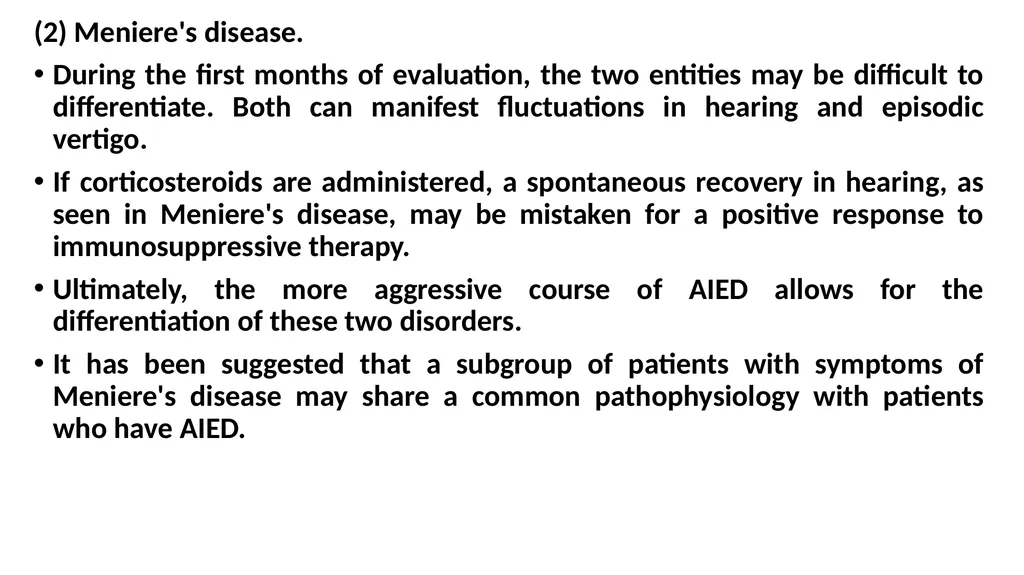 Autoimmune Inner Ear Diseases Prof. Ehab Taha - slide 8 of 16