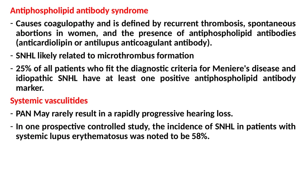 Autoimmune Inner Ear Diseases Prof. Ehab Taha - slide 6 of 16