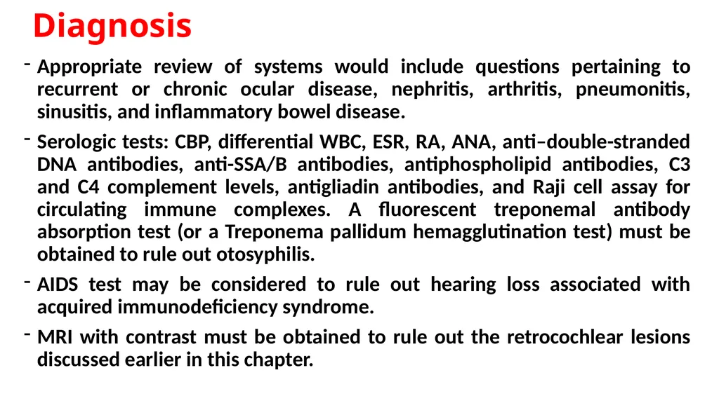 Autoimmune Inner Ear Diseases Prof. Ehab Taha - slide 10 of 16