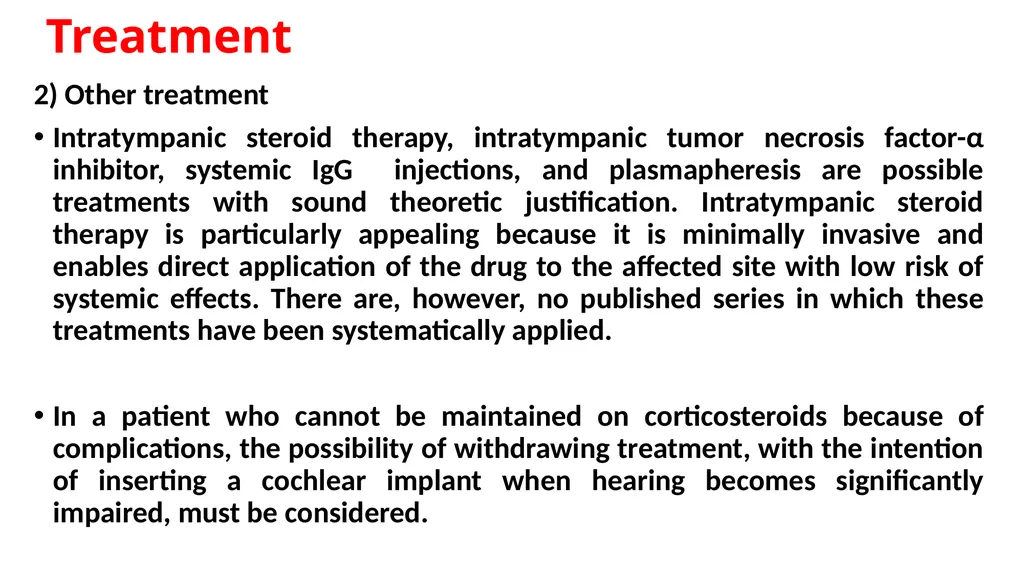 Autoimmune Inner Ear Diseases Prof. Ehab Taha - slide 15 of 16