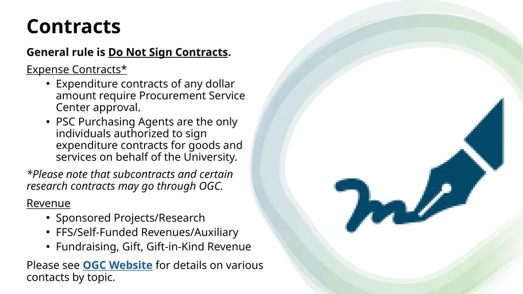 Travel & Procurement Hot Topics OGC Team Talk - slide 22 of 25