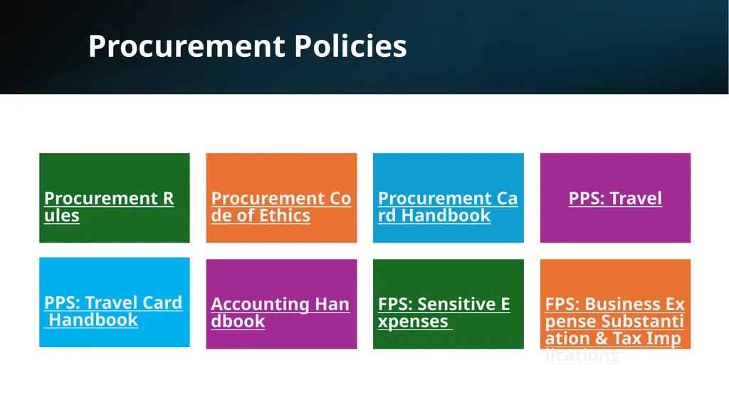 Travel & Procurement Hot Topics OGC Team Talk - slide 7 of 25