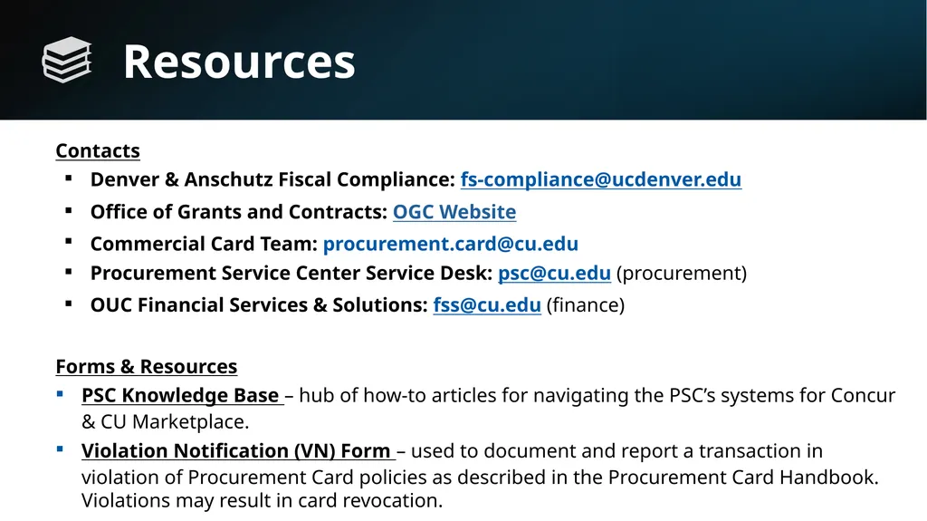 Travel & Procurement Hot Topics OGC Team Talk - slide 23 of 25