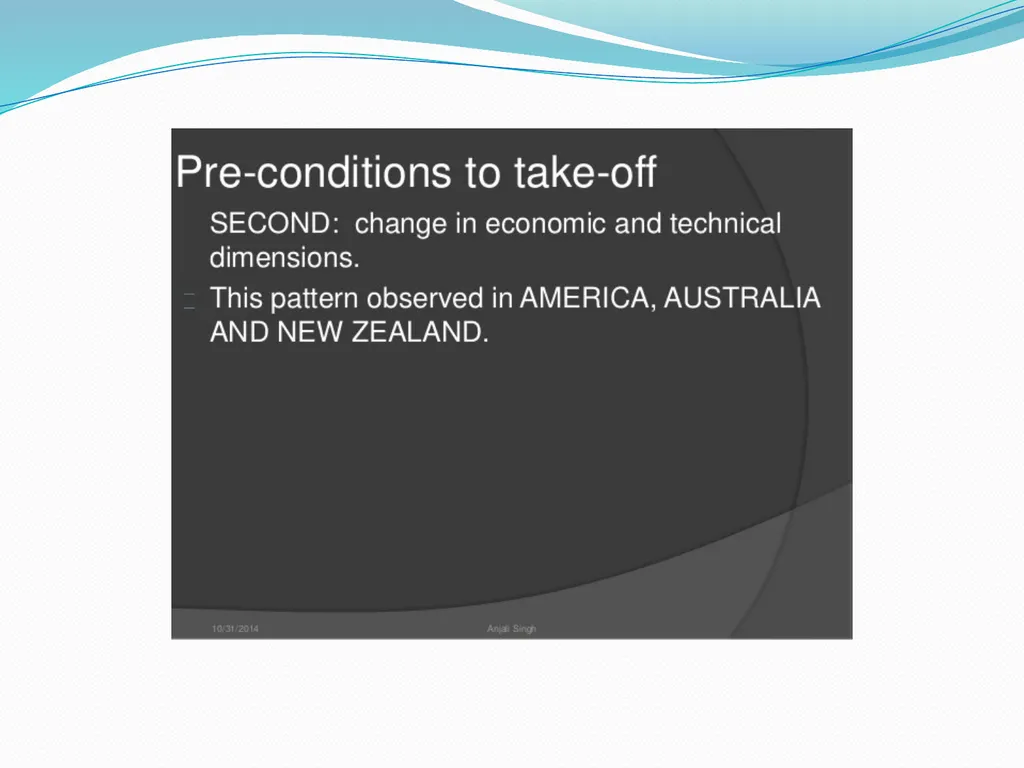 SEM 4: GEOA (2020) Rostow Model of economic growth - slide 8 of 19