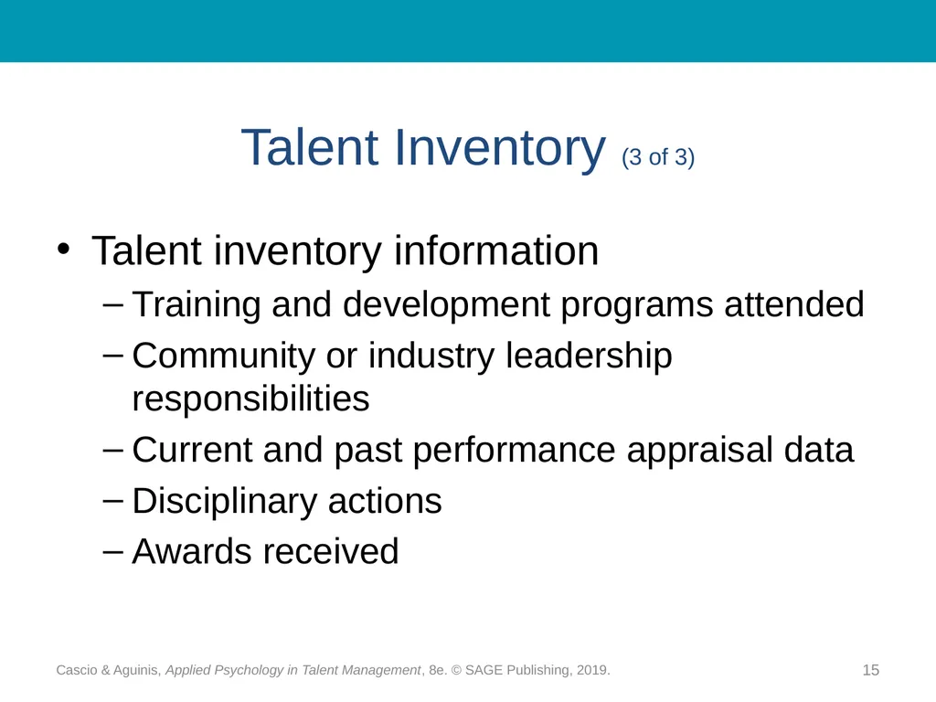 Chapter 10 Strategic Workforce Planning Cascio & - slide 15 of 31