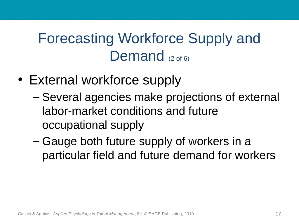 Chapter 10 Strategic Workforce Planning Cascio & - slide 17 of 31