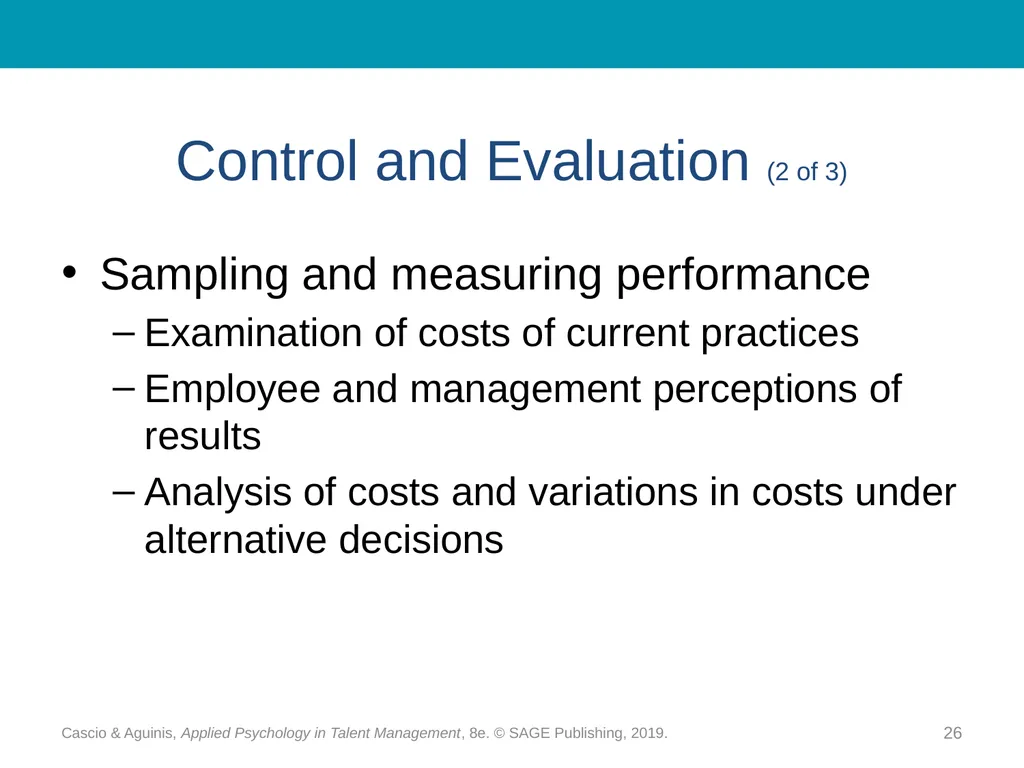 Chapter 10 Strategic Workforce Planning Cascio & - slide 26 of 31