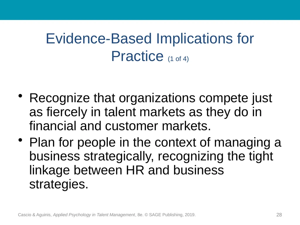 Chapter 10 Strategic Workforce Planning Cascio & - slide 28 of 31
