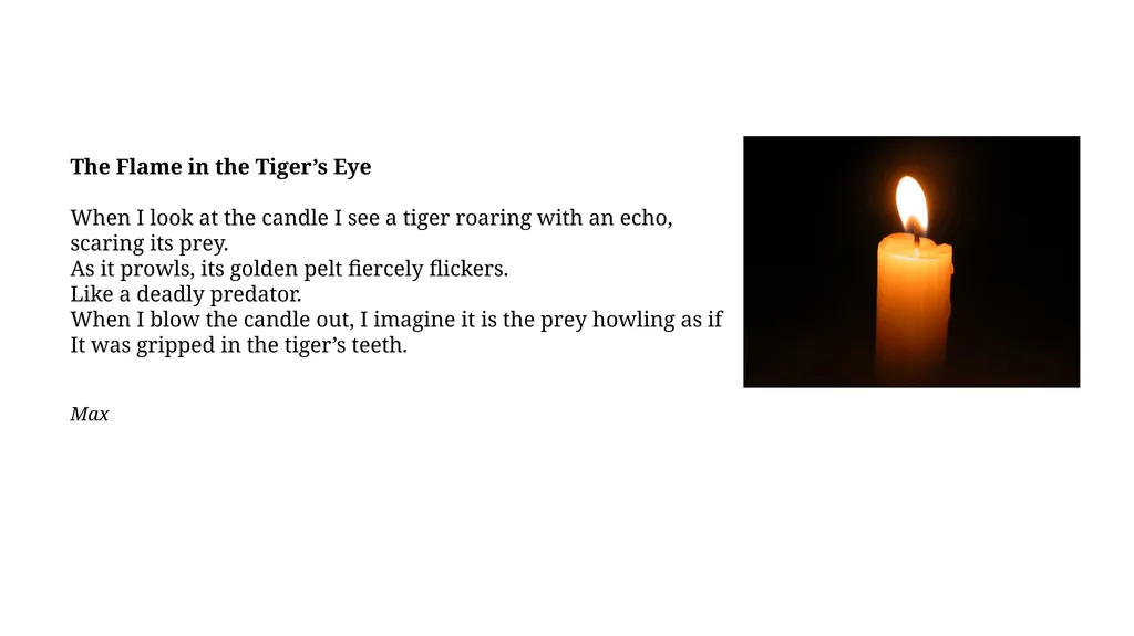 Letting in the Light Upper Key Stage 2 Poetry - slide 5 of 7