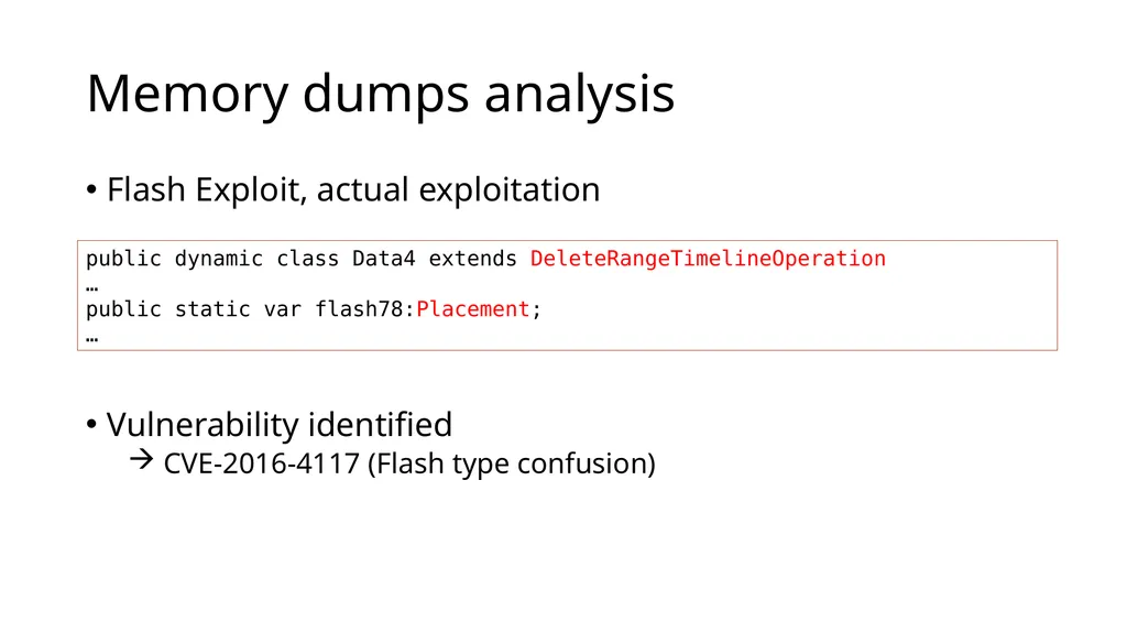 Browser Instrumentation for Exploit Analysis Mihai - slide 17 of 19