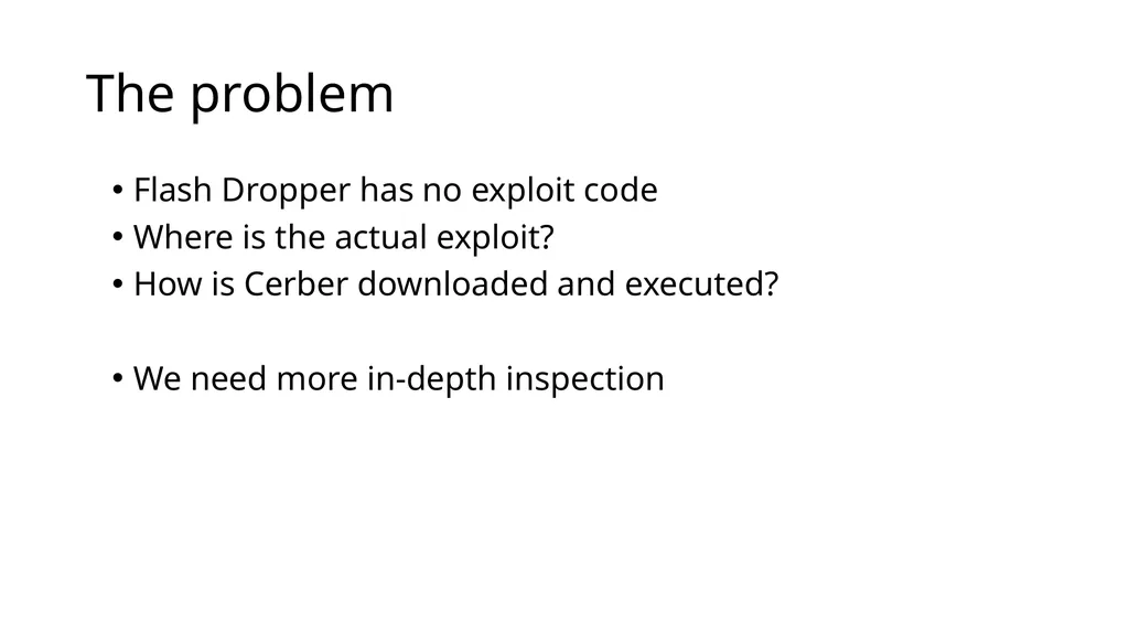 Browser Instrumentation for Exploit Analysis Mihai - slide 9 of 19
