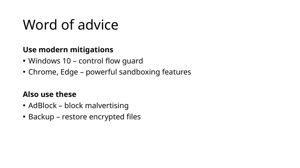 Browser Instrumentation for Exploit Analysis Mihai - slide 18 of 19