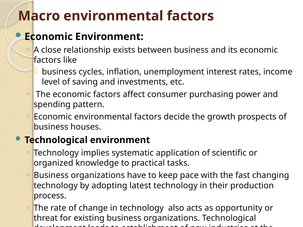 ASSESSING OVERALL BUSINESS ENVIRONMENT IN INDIAN - slide 6 of 14