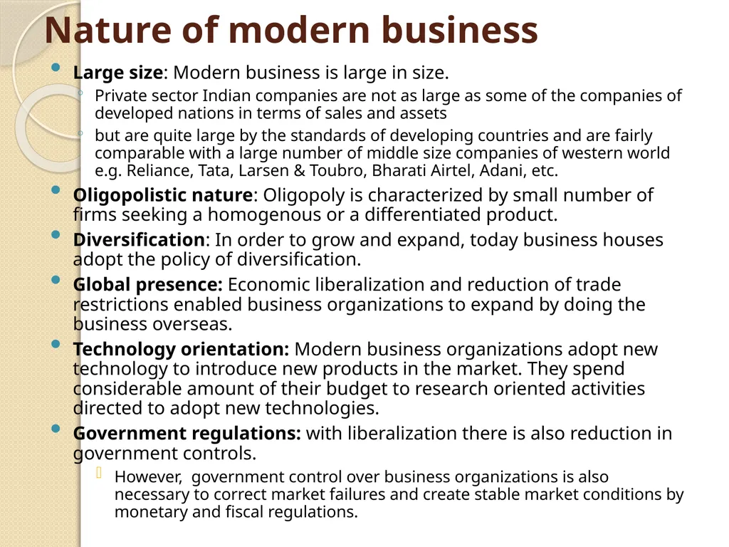 ASSESSING OVERALL BUSINESS ENVIRONMENT IN INDIAN - slide 3 of 14