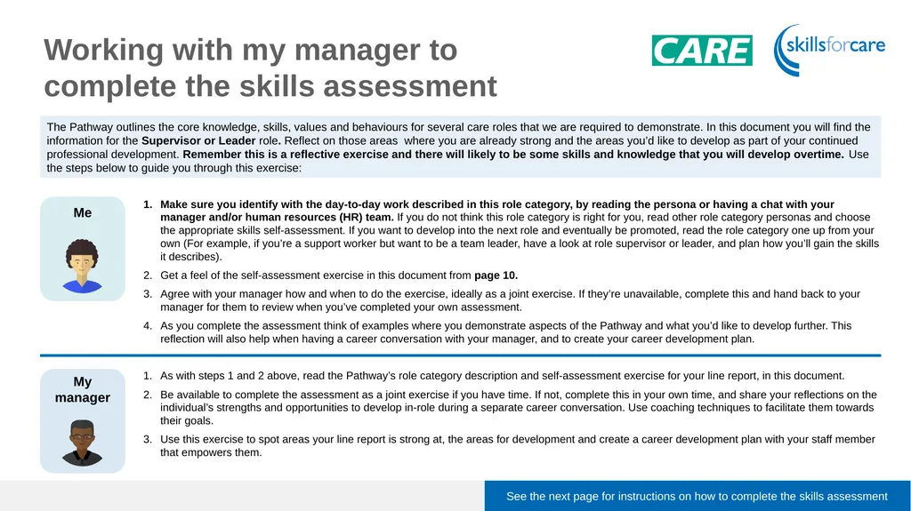 Skills assessment For Supervisor or Leader role - slide 4 of 17