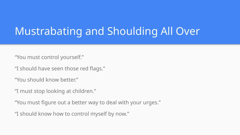 Shame Language Words and Phrases Which Can Trigger - slide 9 of 23