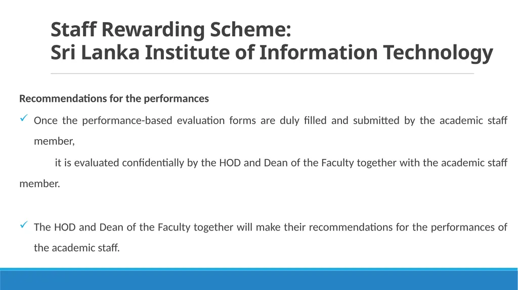 Staff Reward and Recognition Scheme to Motivate - slide 14 of 21