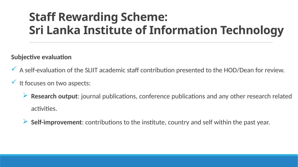 Staff Reward and Recognition Scheme to Motivate - slide 13 of 21