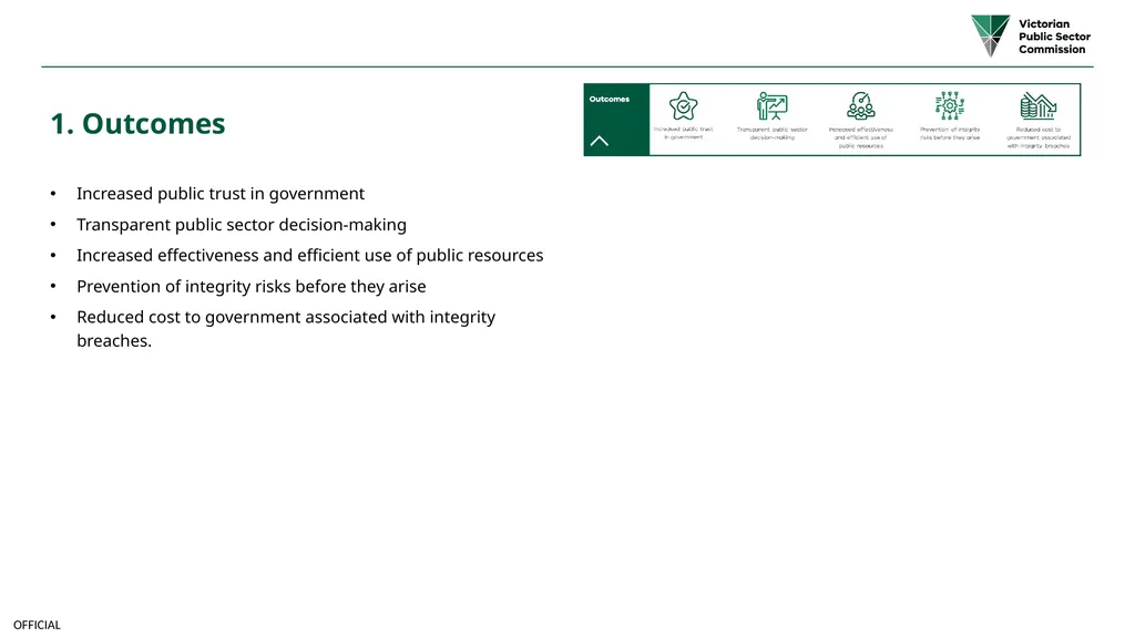Public sector integrity framework A framework to - slide 5 of 20