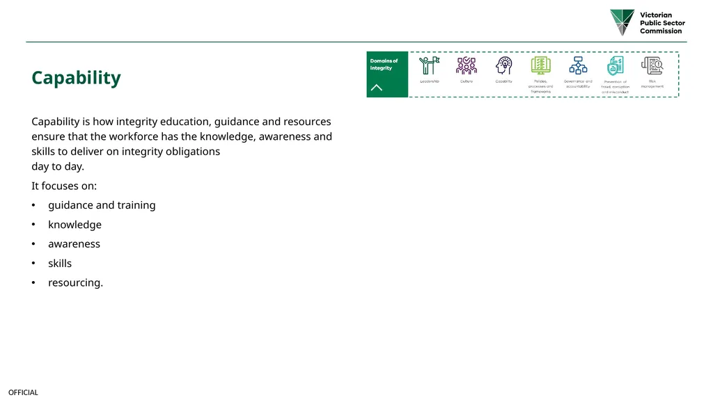 Public sector integrity framework A framework to - slide 11 of 20