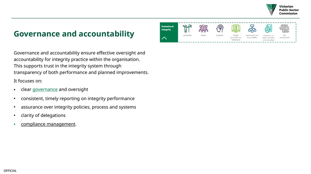 Public sector integrity framework A framework to - slide 15 of 20