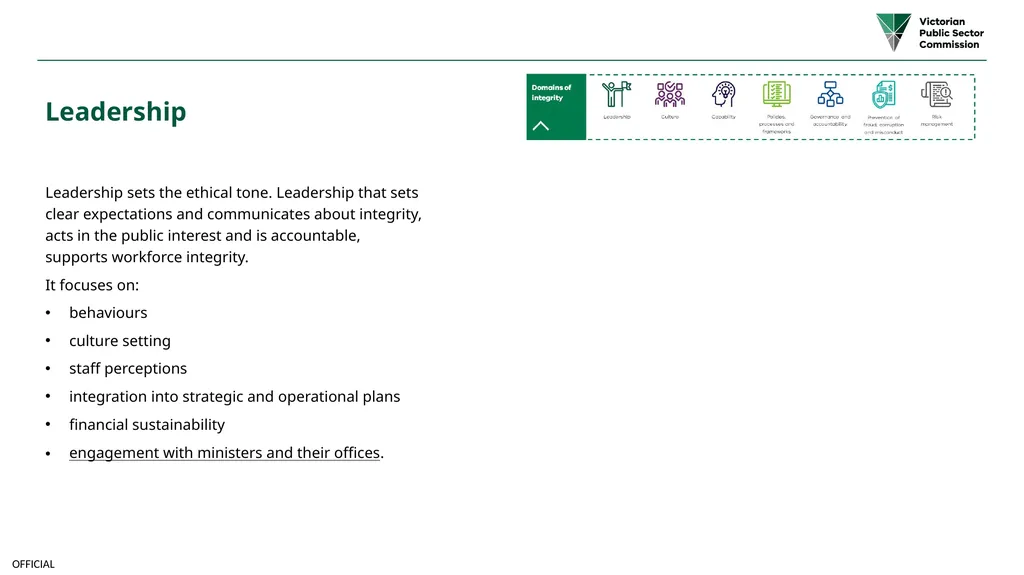 Public sector integrity framework A framework to - slide 7 of 20