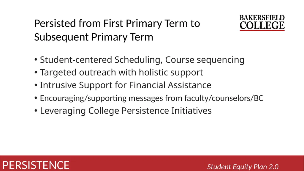 2022-25 Student Equity Plan 2.0 Activities - slide 8 of 12
