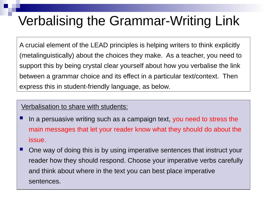 Strengthening the message in a campaign text by - slide 7 of 7