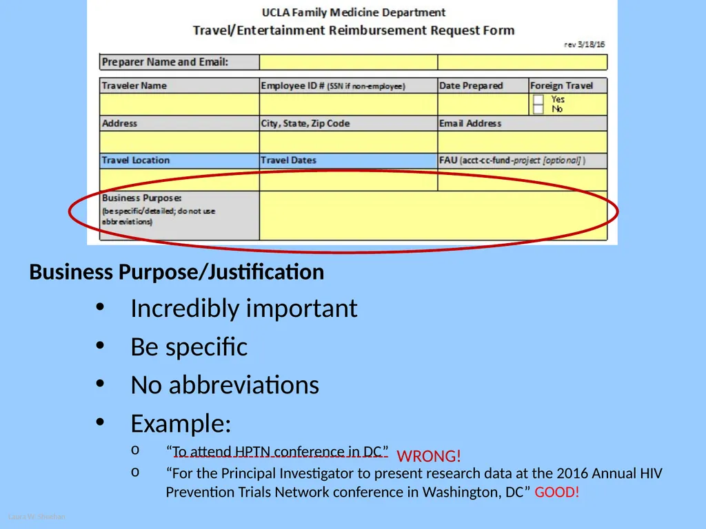 Travel and Entertainment Reimbursement Requests - slide 8 of 18