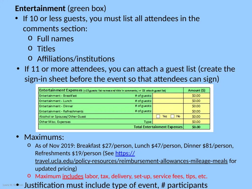 Travel and Entertainment Reimbursement Requests - slide 13 of 18