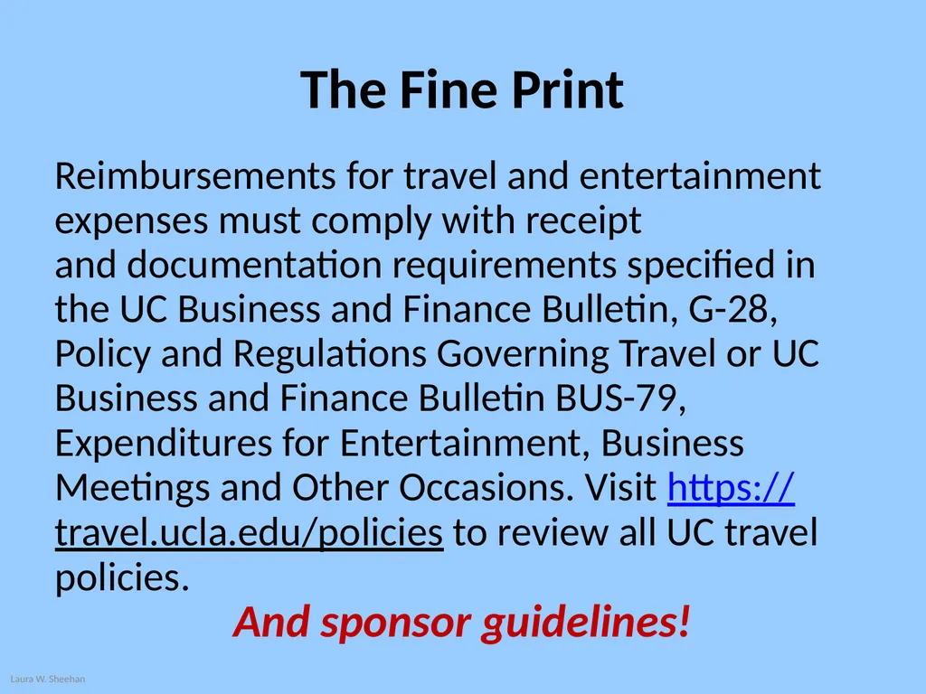 Travel and Entertainment Reimbursement Requests - slide 17 of 18
