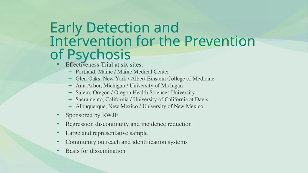 FAMILY PSYCHOEDUCATION William R. McFarlane, M.D. - slide 54 of 60