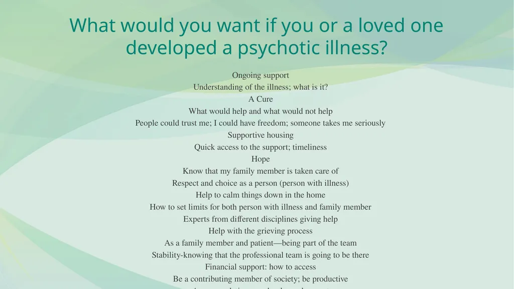 FAMILY PSYCHOEDUCATION William R. McFarlane, M.D. - slide 24 of 60