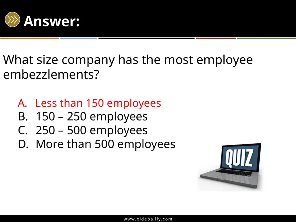 Angie Ziegler, CPP – Manager, Eide Bailly Joel - slide 5 of 55