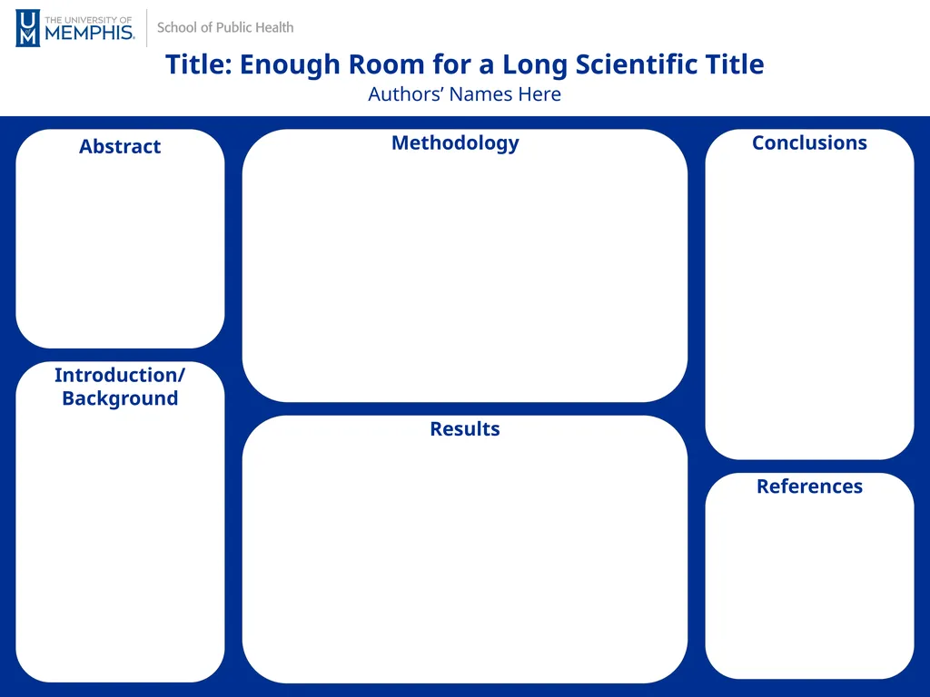 Title: Enough Room for a Long Scientific Title - slide 1 of 2