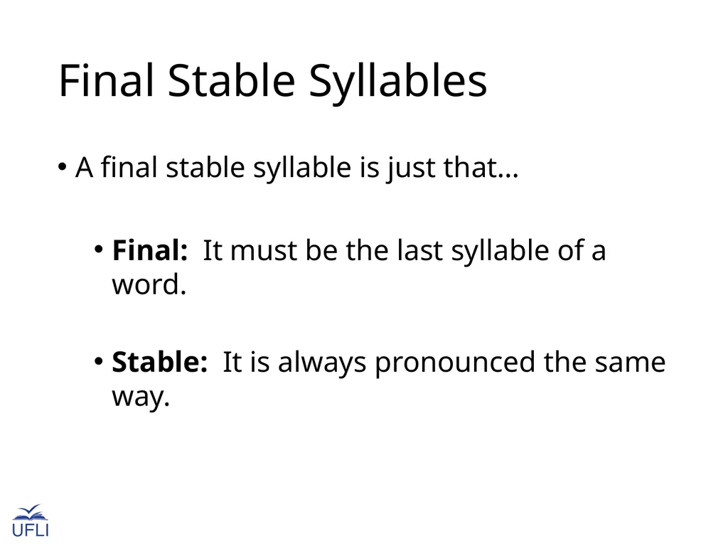 Introduction to Syllable Types fumble nation - slide 18 of 31
