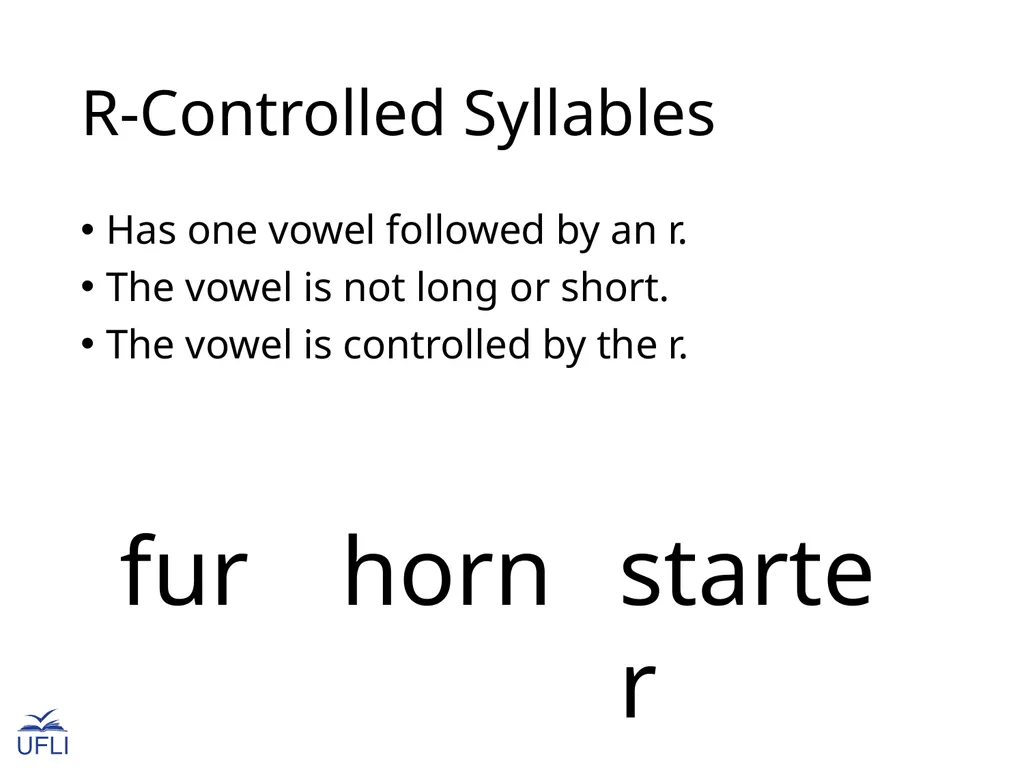 Introduction to Syllable Types fumble nation - slide 24 of 31