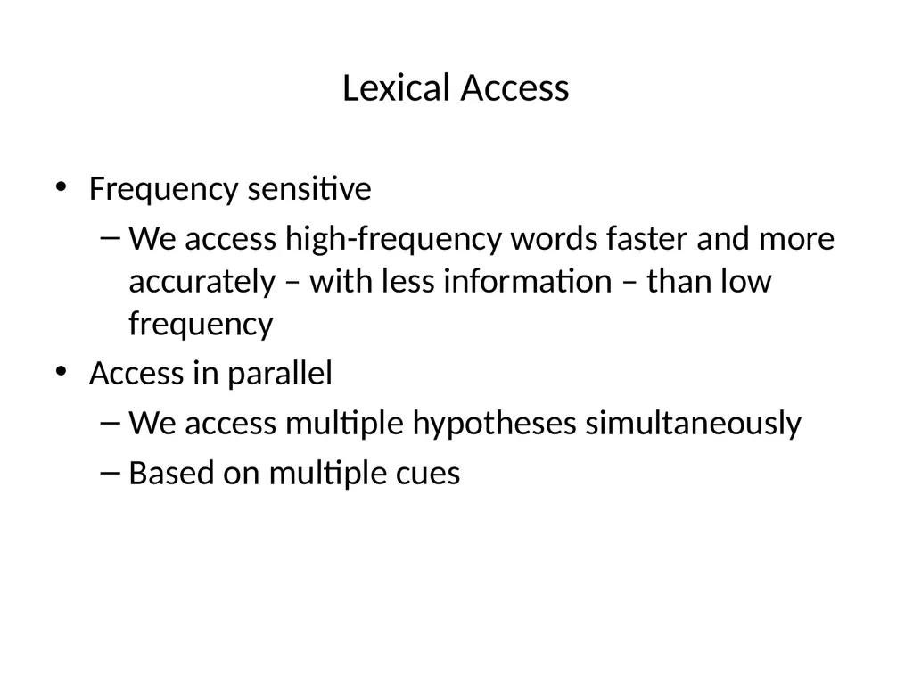 Human Speech Recognition Julia Hirschberg CS4706 - slide 3 of 21