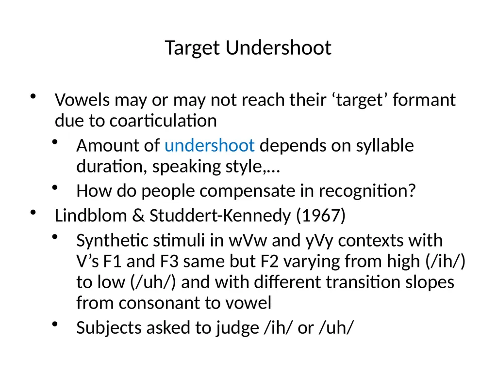 Human Speech Recognition Julia Hirschberg CS4706 - slide 8 of 21