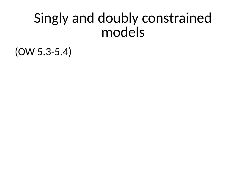 Travel demand models Anders Karlström Dept of - slide 11 of 23