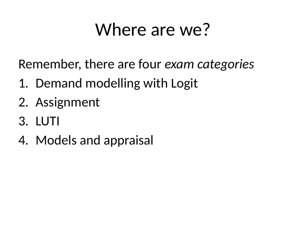 Travel demand models Anders Karlström Dept of - slide 2 of 23